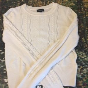 Topshop cream sweater